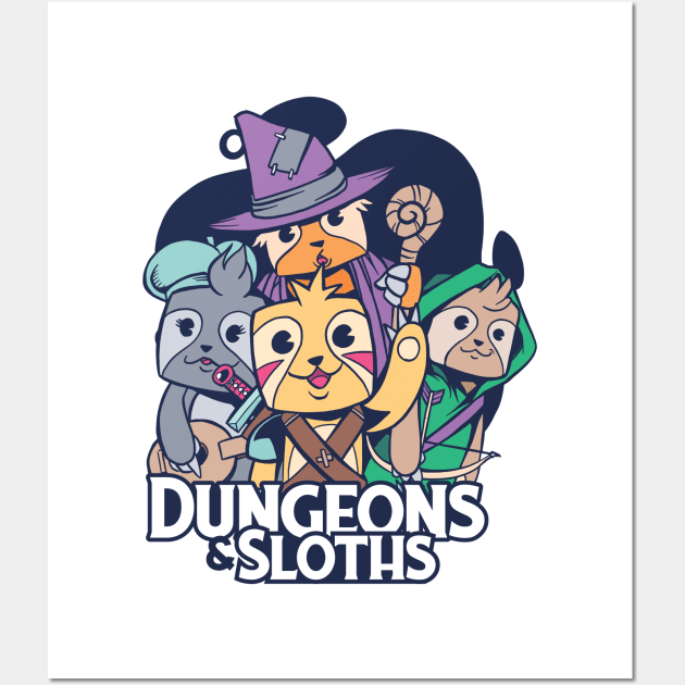Dungeons and Sloths Wall Art by DaSy23